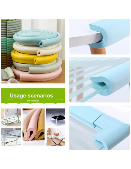 Protector de Esquinas M2cbridge 2m Gris Espuma NBR Protector de Esquinas M2cbridge 2m Gris Espuma NBR