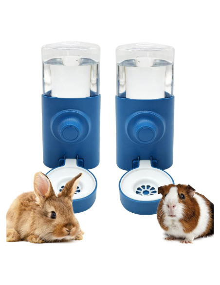 Botella de Agua Colgante Fhiny para Mascotas 600ml 2 PCS Azul Botella de Agua Colgante Fhiny para Mascotas 600ml 2 PCS Azul