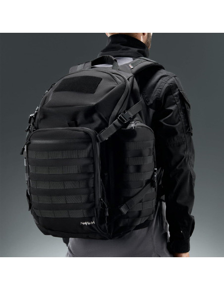 Mochila Táctica 52L AMHEH Negra con Sistema MOLLE Mochila Táctica 52L AMHEH Negra con Sistema MOLLE