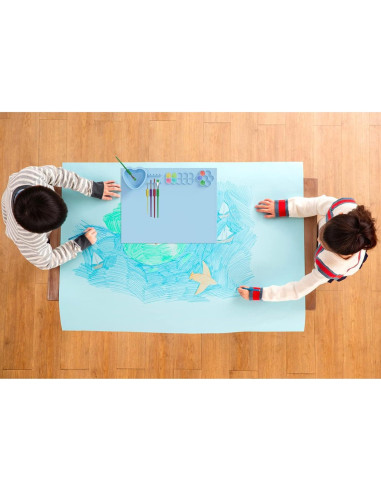 Mat de Pintura de Silicona Svartur 50.8x40.6 cm con Taza y Pinceles