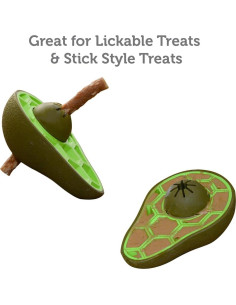 Juguete para Perros Aguacate Amigos Para Siempre - Soporte Bully Stick 2