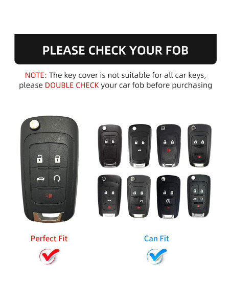 Funda de Llave OFFCURVE para Chevrolet y GMC - TPU Negro Funda de Llave OFFCURVE para Chevrolet y GMC - TPU Negro