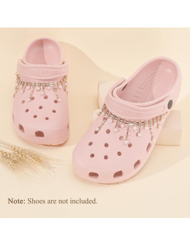 Cadenas de Zapatos Bling Bellaqueo para Niñas - Borlas Doradas