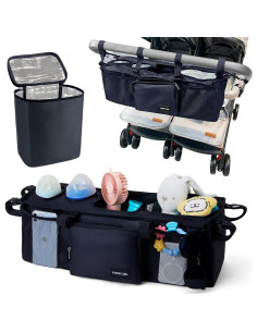 Organizador de Cochecito Doble Bob Duallie con 2 Portavasos 2