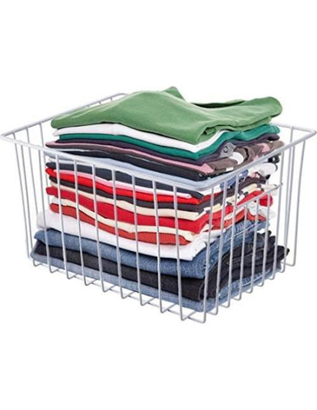 Cestas de Almacenamiento iPEGTOP para Congelador - Juego de 2 Cestas de Almacenamiento iPEGTOP para Congelador - Juego de 2