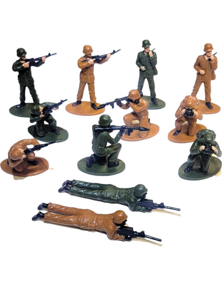 Figuras de Soldados Clásicos ZU 24 Piezas 5-7 cm Detalladas Figuras de Soldados Clásicos ZU 24 Piezas 5-7 cm Detalladas