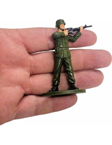 Figuras de Soldados Clásicos ZU 24 Piezas 5-7 cm Detalladas
