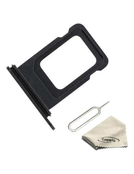 Bandeja SIM para iPhone 12 Mini Ewparts - Reemplazo Negro Bandeja SIM para iPhone 12 Mini Ewparts - Reemplazo Negro