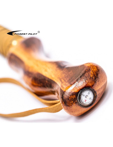 Bastón de Madera Desmontable FOREST PILOT 139,7 cm con Brújula