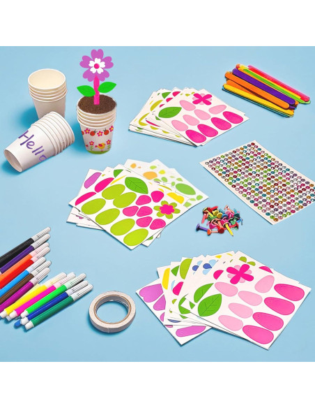 Kit de Manualidades de Flores Cinrobiye 30 Piezas DIY Kit de Manualidades de Flores Cinrobiye 30 Piezas DIY