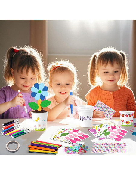 Kit de Manualidades de Flores Cinrobiye 30 Piezas DIY Kit de Manualidades de Flores Cinrobiye 30 Piezas DIY