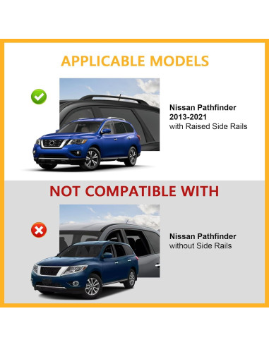 Barras Transversales Tuyoung para Nissan Pathfinder 2013-2021