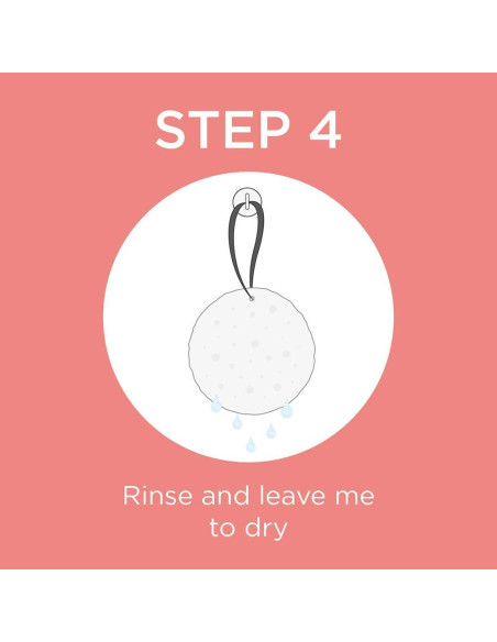 Esponja de Ducha SPONGELLÉ con Gel Hierba de Playa 85g