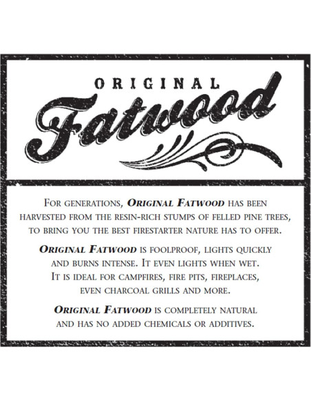 Palos de Encendido Origil Fatwood 11,34 kg Naturales Palos de Encendido Origil Fatwood 11,34 kg Naturales
