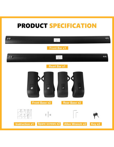 Barras Transversales Tuyoung para Nissan Pathfinder 2013-2021