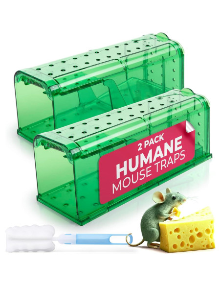 Trampa Humana para Ratones Teal Elite - Paquete de 2 Verde Trampa Humana para Ratones Teal Elite - Paquete de 2 Verde