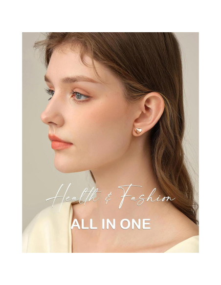 Pendientes Magnéticos Feraco para Mujeres - Acupresión y Germanio Pendientes Magnéticos Feraco para Mujeres - Acupresión y Germanio