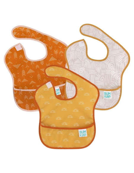 Babero SuperBib Bumkins 3-pk Desierto Boho 6-24 meses Babero SuperBib Bumkins 3-pk Desierto Boho 6-24 meses