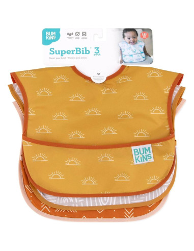 Babero SuperBib Bumkins 3-pk Desierto Boho 6-24 meses