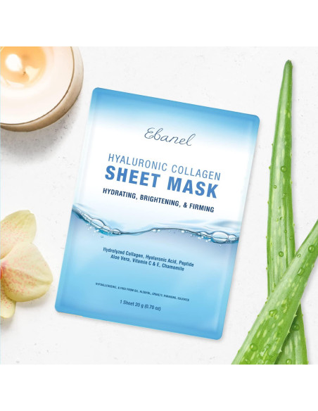 Mascarilla Facial de Colágeno Ebanel 15 Piezas Hidratante Mascarilla Facial de Colágeno Ebanel 15 Piezas Hidratante