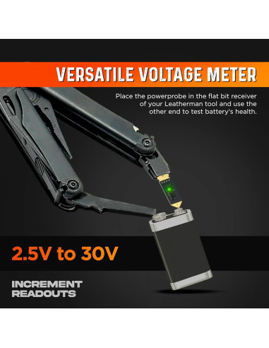 Probador de Voltaje Galvanox para Baterías 2.5V a 30V