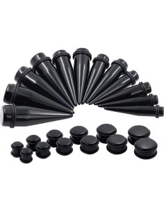 Kit de Estiramiento de Orejas Oyaface 36 PCS 00G-20mm Acrílico 2