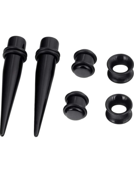 Kit de Estiramiento de Orejas Oyaface 36 PCS 00G-20mm Acrílico Kit de Estiramiento de Orejas Oyaface 36 PCS 00G-20mm Acrílico