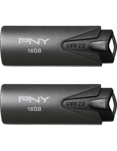 Pendrive PNY 16GB Attaché USB 2.0 - Paquete de 2 Unidades 2