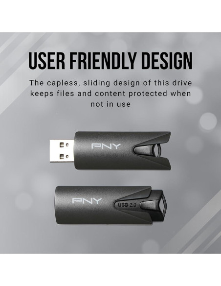 Pendrive PNY 16GB Attaché USB 2.0 - Paquete de 2 Unidades Pendrive PNY 16GB Attaché USB 2.0 - Paquete de 2 Unidades