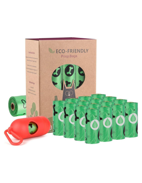 Bolsas de Poo Biodegradables WDFAACK 240 Unidades Verde Bolsas de Poo Biodegradables WDFAACK 240 Unidades Verde