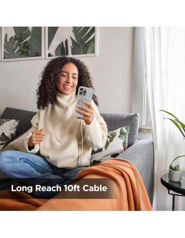 Cargador Inalámbrico Galvanox 15W con Cable 3.05m para iPhone
