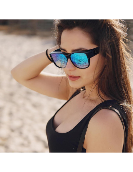 Gafas de sol DUCO Fit Over polarizadas UV400 para hombres y mujeres Gafas de sol DUCO Fit Over polarizadas UV400 para hombres y mujeres