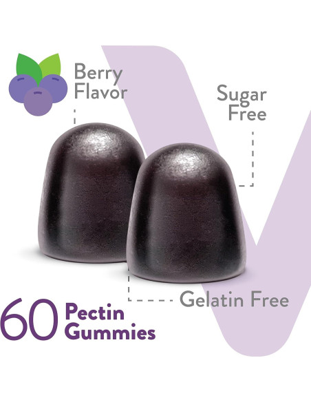 Gomas de Saúco Viteey 60 Unidades - Vitamina C y Zinc Veganas Gomas de Saúco Viteey 60 Unidades - Vitamina C y Zinc Veganas