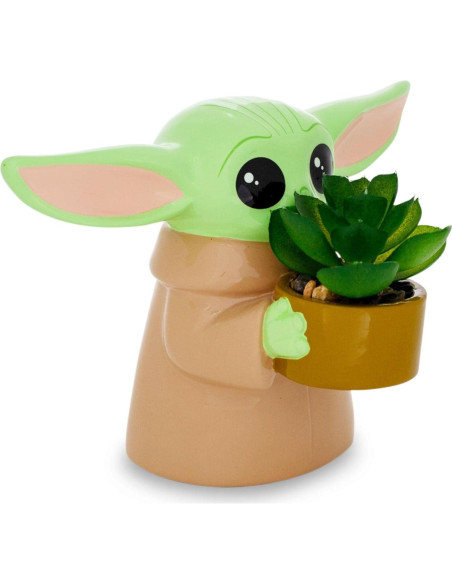 Maceta mini Grogu de cerámica 10 cm Star Wars Maceta mini Grogu de cerámica 10 cm Star Wars