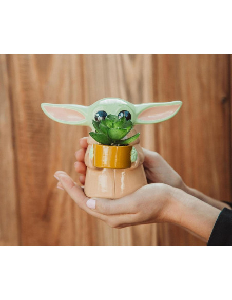 Maceta mini Grogu de cerámica 10 cm Star Wars Maceta mini Grogu de cerámica 10 cm Star Wars
