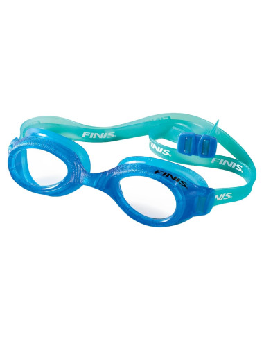 Gafas de natación FINIS H2 Jr. Azul/Transparente - Protección UV