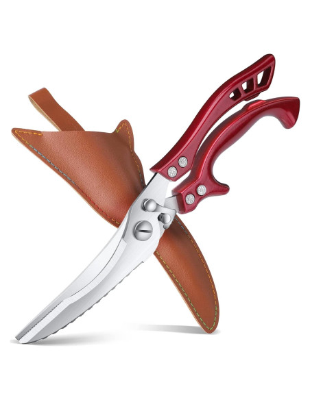 Tijeras de Cocina Dream Reach Rojas Acero Inoxidable 298g Tijeras de Cocina Dream Reach Rojas Acero Inoxidable 298g