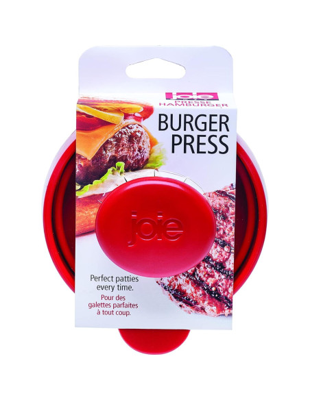 Prensa de Hamburguesas Joie, Libre de BPA, Roja, 15.2 cm Prensa de Hamburguesas Joie, Libre de BPA, Roja, 15.2 cm