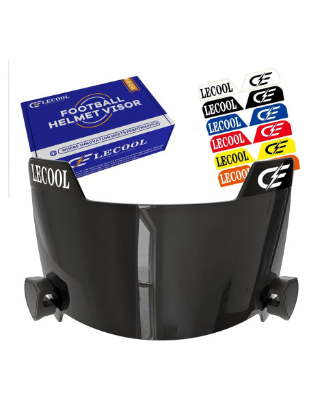 Visera de Fútbol LeCool Universal - Lentes Curvados, Ajuste Seguro Visera de Fútbol LeCool Universal - Lentes Curvados, Ajuste Seguro