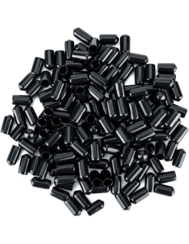 Paquete de 150 Cubiertas de Vertido OIIKI - Goma Negra