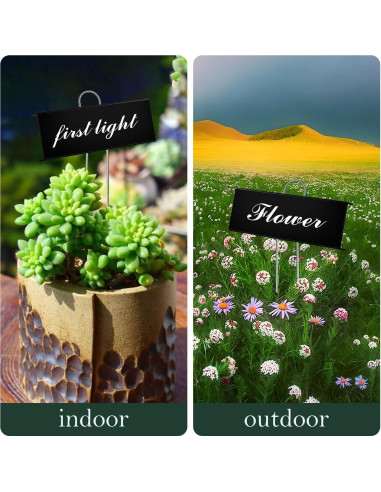 30 Etiquetas de Metal para Plantas Cureder - Impermeables y Resistentes
