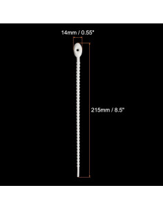 Bridas de Silicona Reutilizables MECCANIXITY 21.5 cm 15 Piezas 2