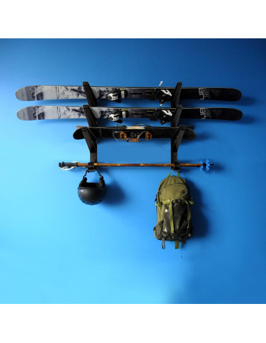 Soporte de Skateboard CAIKEI Montaje en Pared 3 Patines