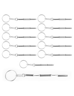 Kit de Destornilladores 3 en 1 AccEncyc 12 Pcs Acero Inoxidable