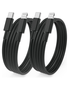 Cables de Carga Rápida USB C a Lightning 6 Pies Cionum - 2 Pack