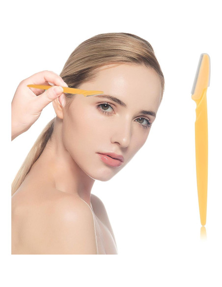 30 Afeitadoras de Cejas WBCBEC Rosa con Cubierta de Precisión 30 Afeitadoras de Cejas WBCBEC Rosa con Cubierta de Precisión