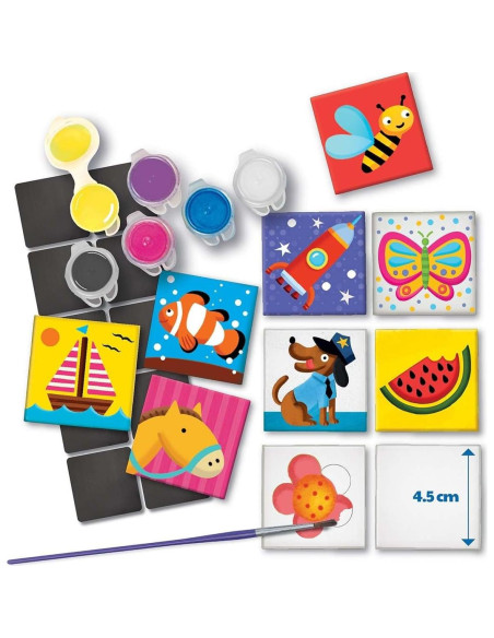 Kit de Manualidades 4M Arte en Azulejos Magnéticos Mini Kit de Manualidades 4M Arte en Azulejos Magnéticos Mini