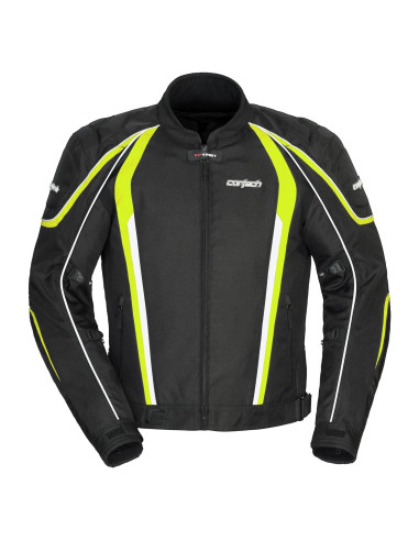 Chaqueta de Motocicleta Cortech Gx Sport 4.0 Negra/Alta Visibilidad SML