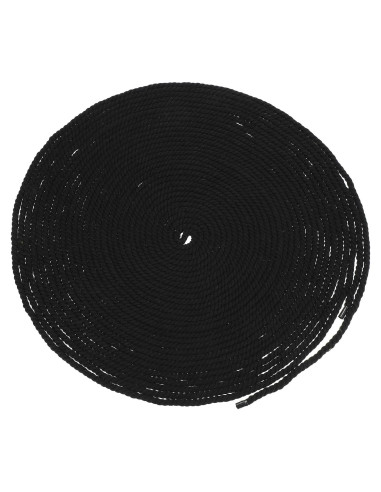 Cuerda de Algodón Negra 6mm x 20m MECCANIXITY para Manualidades