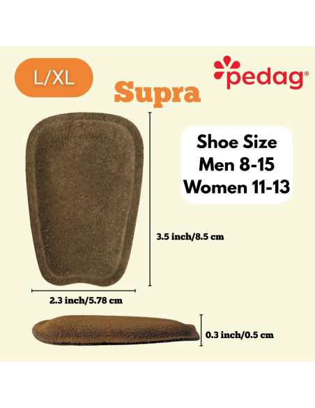 Almohadillas para lengüeta Pedag Supra - Cuero suave y viscoelástica Almohadillas para lengüeta Pedag Supra - Cuero suave y viscoelástica